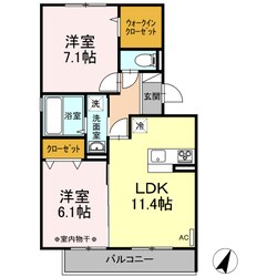 サロン・ド・ＳＯＲＡの物件間取画像